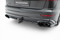Audi SQ8 / Q8 S-Line Mk1 Facelift 2023+ Bakre Splitter (Med Splitters) V.2 Maxton Design